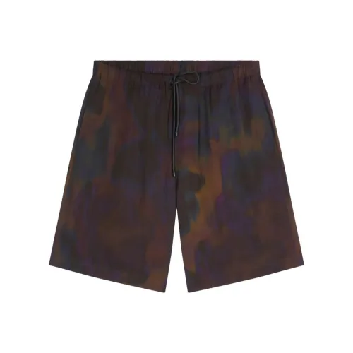 DRIES VAN NOTEN Бургунди Мужские Повседневные Шорты