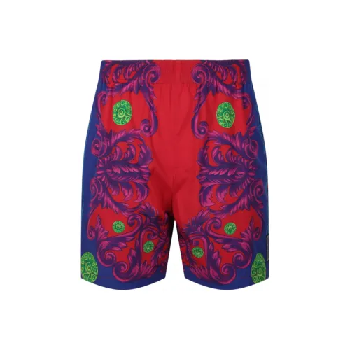 VERSACE Повседневные шорты Мужские Красные