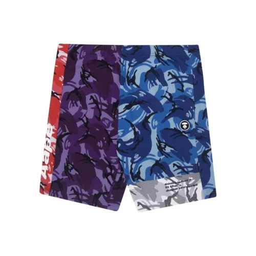 AAPE BLZ/Blue Мужские Повседневные Шорты