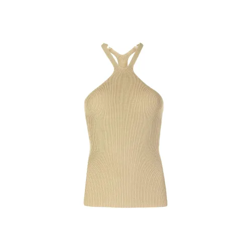 DION LEE Горчичный зеленый Женские камисоли