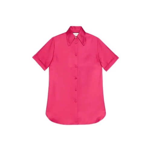 GUCCI Темно-розовые Женские Рубашки