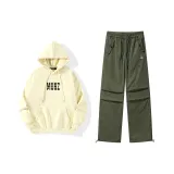 Абрикосовый топ + армейские зеленые штаны