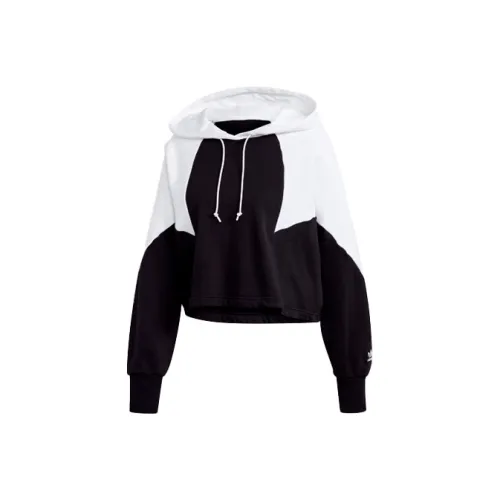 Adidas Originals Толстовка Женская Черный Белый