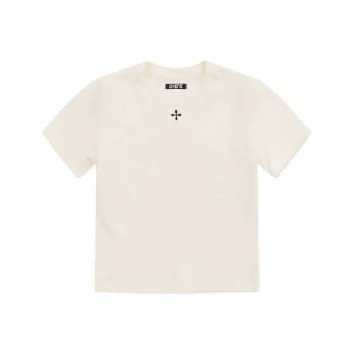 SMFK Standard T-Shirt Женская Молочный Белый