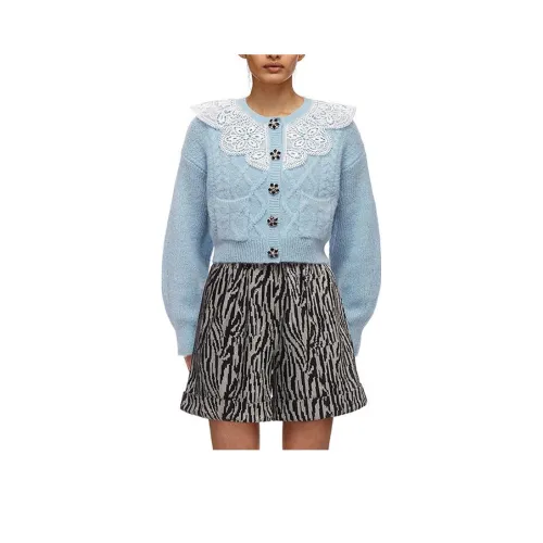 Self Portrait Sweater Women's Mist Blue