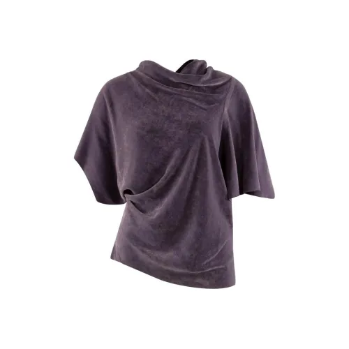 RICK OWENS Фиолетовые Женские Т-рубашки