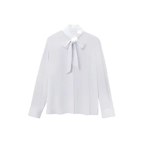 OVV Светло-фиолетовый Однотонный 07 Женские Рубашки