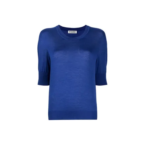 JIL SANDER Синий Женские кашемировые свитеры