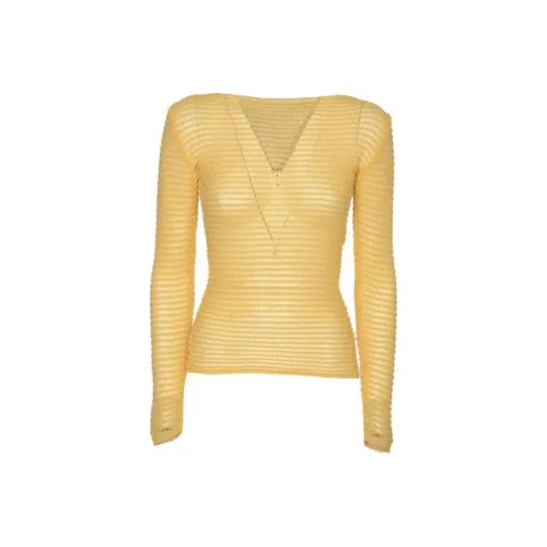 Paloma Шерсть Толстовка Женская Желтая