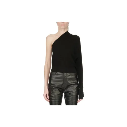 RICK OWENS Черные Женские Свитеры