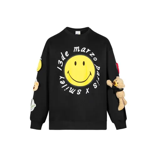 13 DEMARZO Smiley Унисекс Свитшоты
