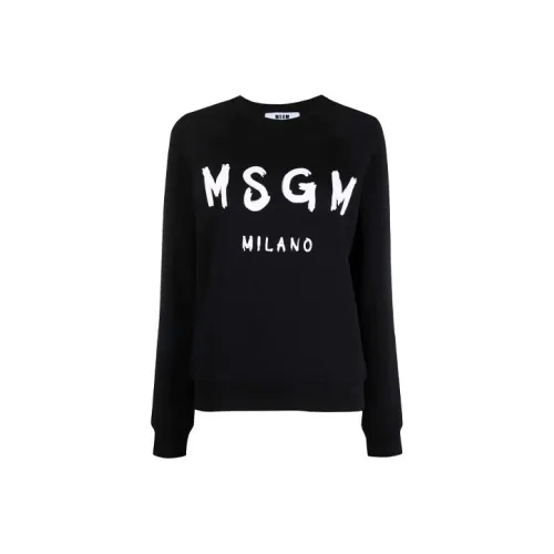 MSGM Черные Женские Свитшоты