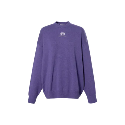 Balenciaga SS22 Свитер Женский Фиолетовый