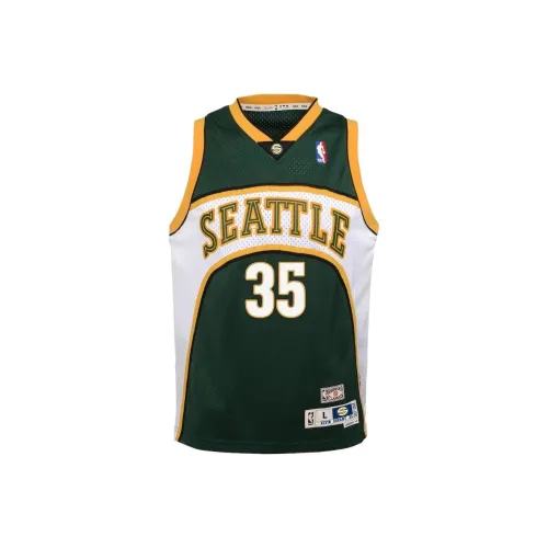 NBA Seattle Supersonics Баскетбольная Джерси Kevin Durant Винтаж Ночной Гостевой Фанатская Версия Джерси Унисекс Зеленый