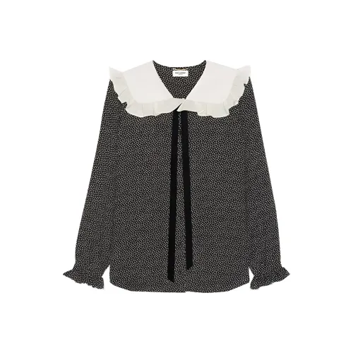 SAINT LAURENT Черные Женские Рубашки