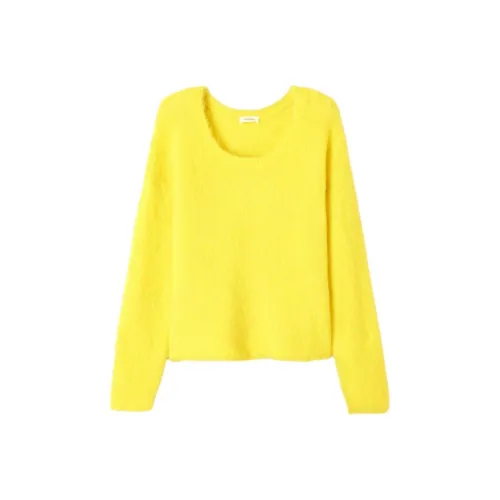AMERICAN VINTAGE A.M FW24 JUMPER Nuny Свитер Женский Желтый
