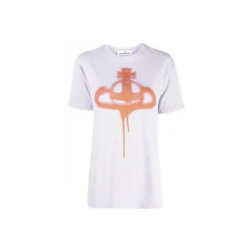 Vivienne Westwood Лаванда Фиолетовый Женские Т-рубашки