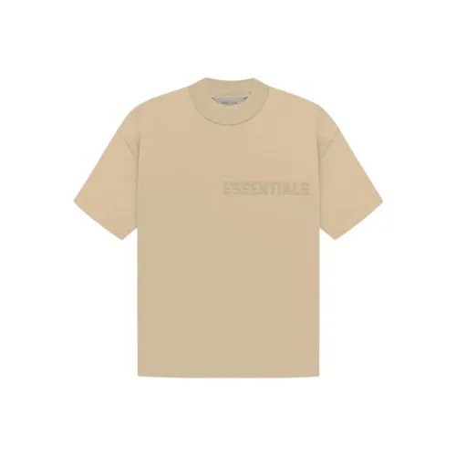 Fear Of God Essentials Рукав с спущенным плечом T-рубашка Женская Песочно-белая