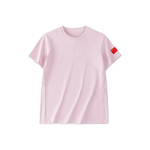 Anta Champion All Weather Series T-Shirt Женская Облачный Туман Розовый