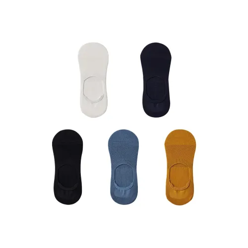 H YXIANG No Show Носки Мужские упаковка из 5 пар