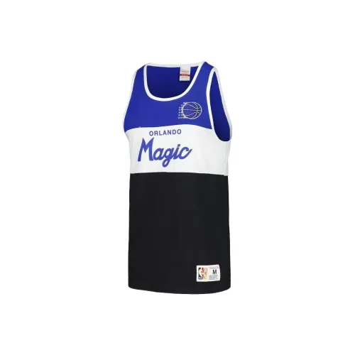 NBA x MITCHELL NESS Orlando Magic Team Особенный Script Баскетбольная Джерси Мужская Черная