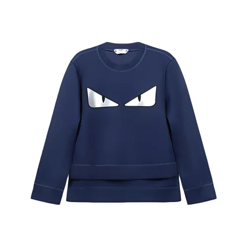 FENDI FW21 Толстовка Женская Синяя