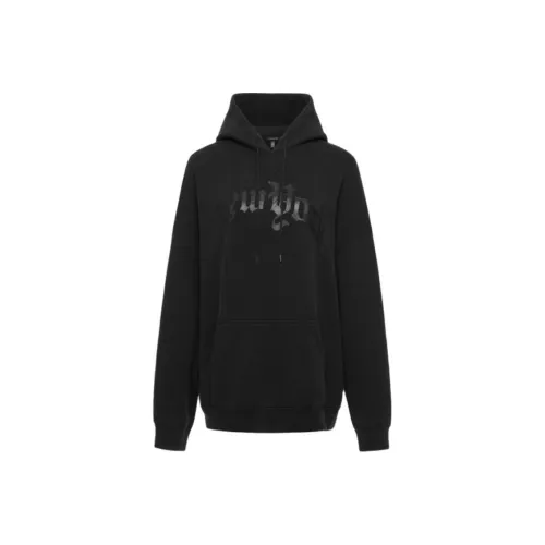 R13 SS24 Свитшот Женский ACID Выстиранный Черный