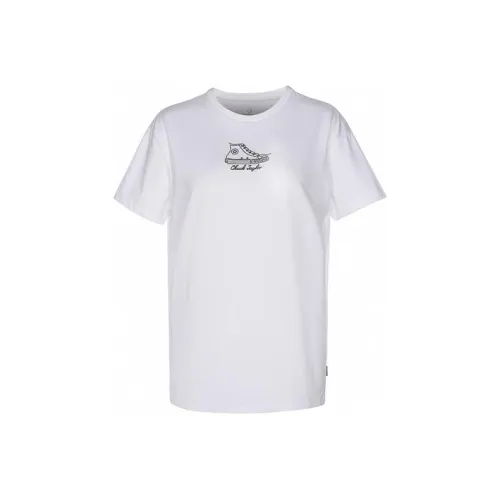 Конверс Белые Женские Футболки