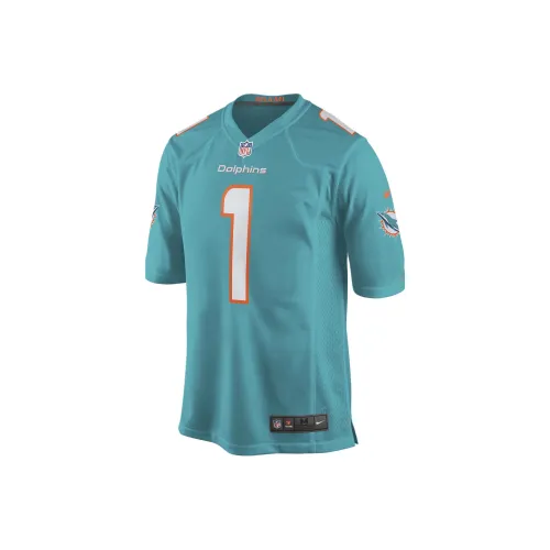 Nike NFL Аква-зеленый Мужской Регбийная Джерси