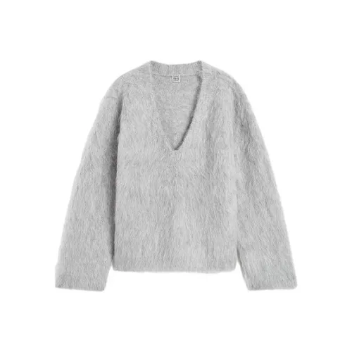 TOTEME FW23 Свитер Женский Светлый Фотиния Серый