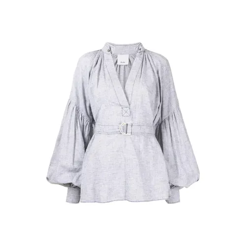 ACLER Океанский синий Женские Рубашки