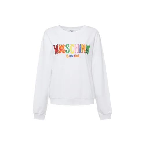 MOSCHINO Белый Женские Свитшоты