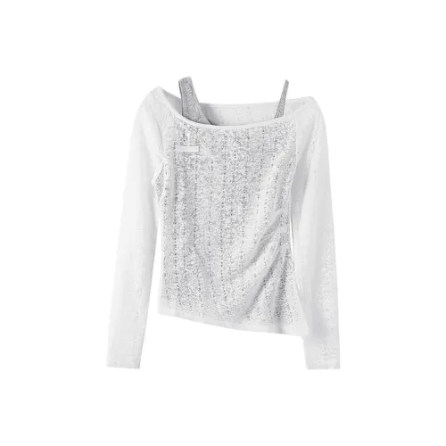 SCCREBEL OFFICIAL T-рубашка Женская Белая