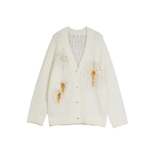 ELLE XU ZHI collaboration Экрю Женские Свитера