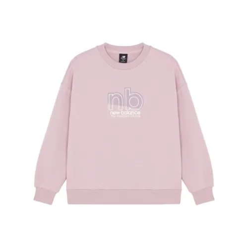 New Balance Свитшот Женский Розовый