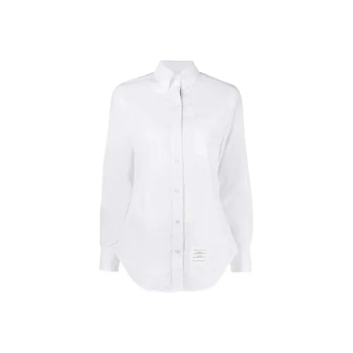 THOM BROWNE Белые Женские Рубашки