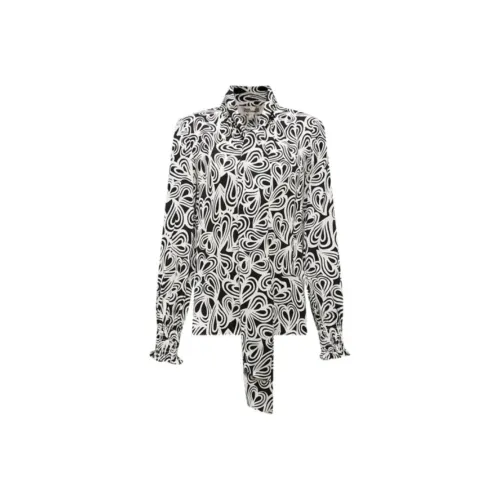 DVF Diane Von Furstenberg FW23 Рубашка Женская Черная