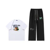 Белый топ+черные брюки