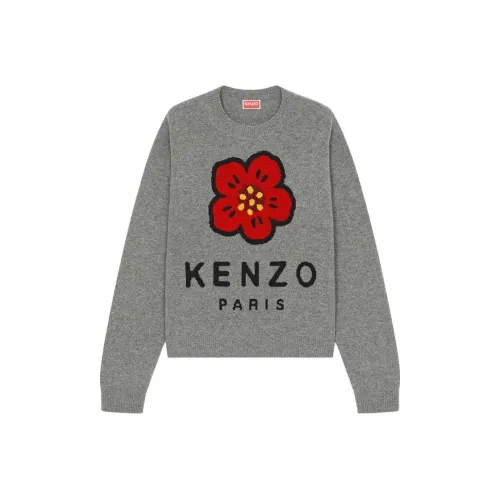 KENZO Boke Flower Series Темно-серый Женские Трикотаж