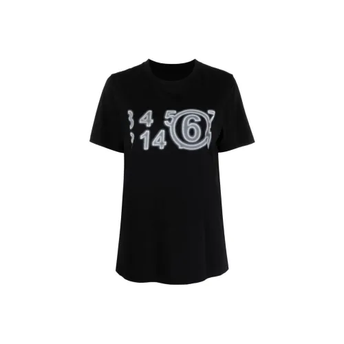 MM6 MAISON MARGIELA SS23 Стандартная Рубашка Женская Черная