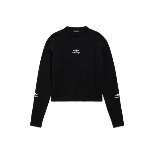 Balenciaga Свитер Стандартный крой Женский Черный