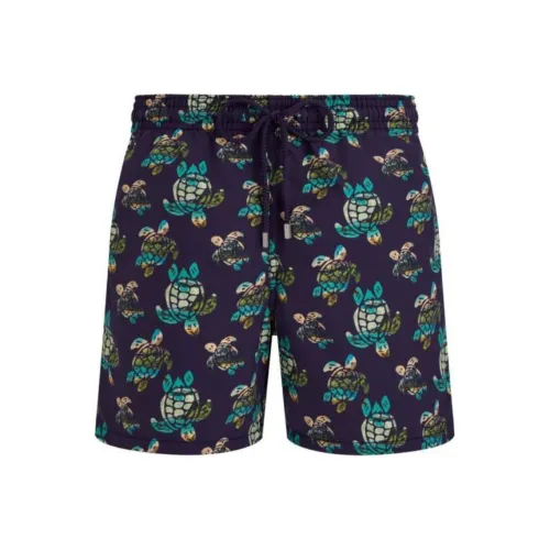 VILEBREQUIN Повседневные шорты Мужские Темно-фиолетовые