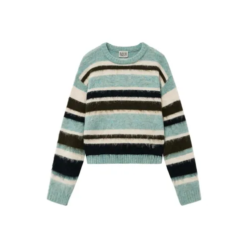 Marithe Francois Girbaud FW24 Свитер Женский Мятный