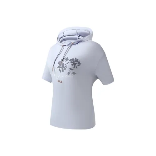 FILA Latte Girl 3,0 Т-рубашка с оборванным рукавом Женская Светлый Таро Фиолетовый