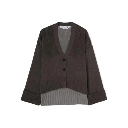 Off Белый SS22 Серый Женские Трикотаж