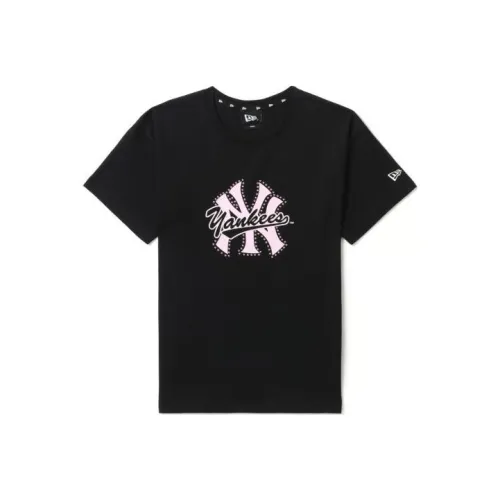 New Era New Era X MLB Co Фирменный черный Женские футболки