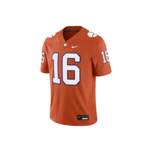 nike ClemsonDri Форма COLLEGE Регби Джерси Мужской Апельсин