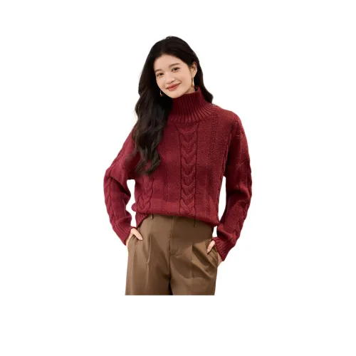 CARBAMMI Свитер Женский Анкора Красный