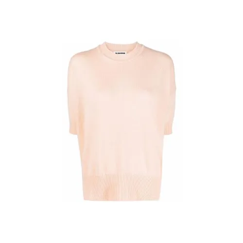 JIL SANDER Апельсиновые женские кашемировые свитеры