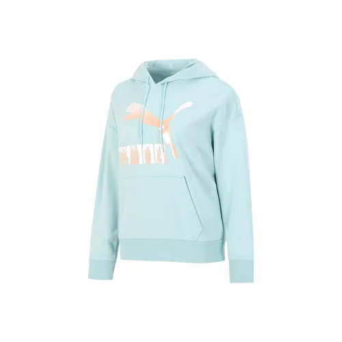 PUMA Синий Женские Свитшоты